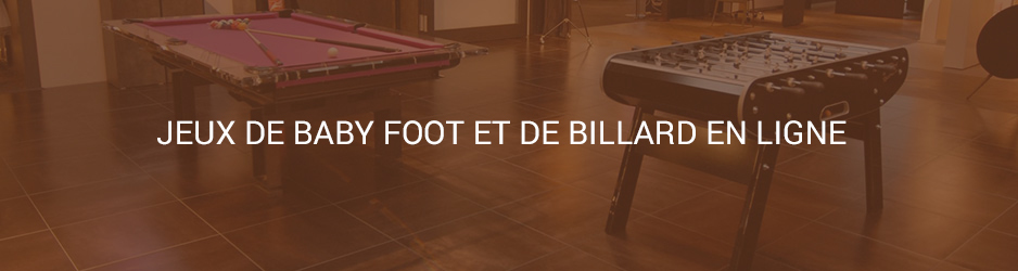 jeux babyfoot billard