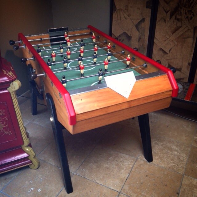 Foosball table designed by René Pierre Foosball table designed by René Pierre