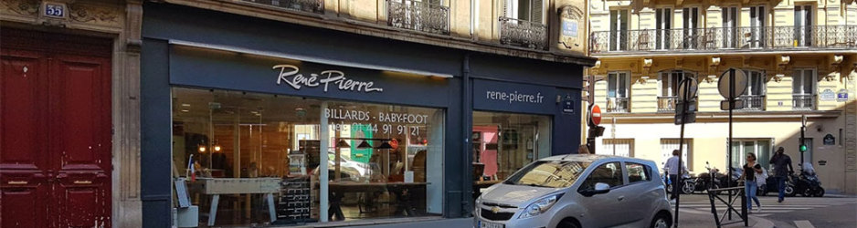 Magasin de billard René Pierre à Paris