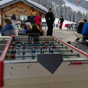 baby-foot René Pierre à la montagne