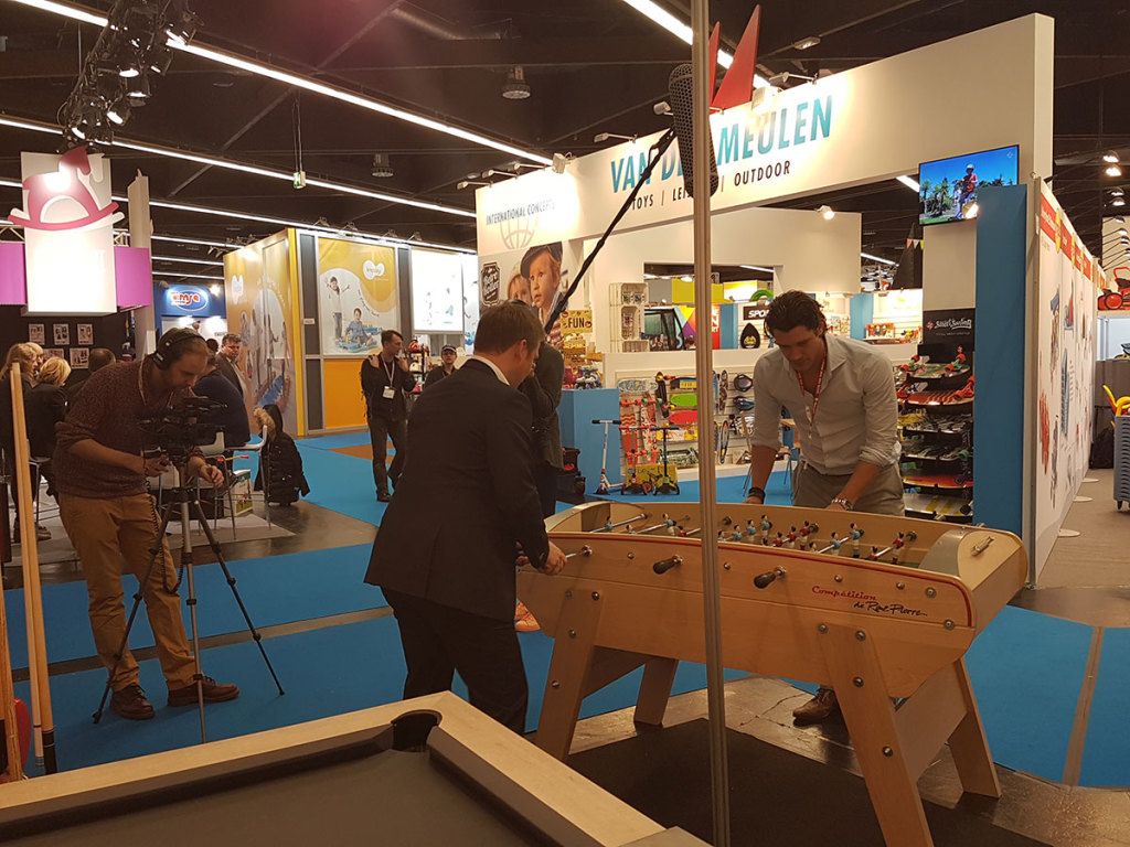 Rene pierre présent au “Spielwarenmesse” à Nuremberg