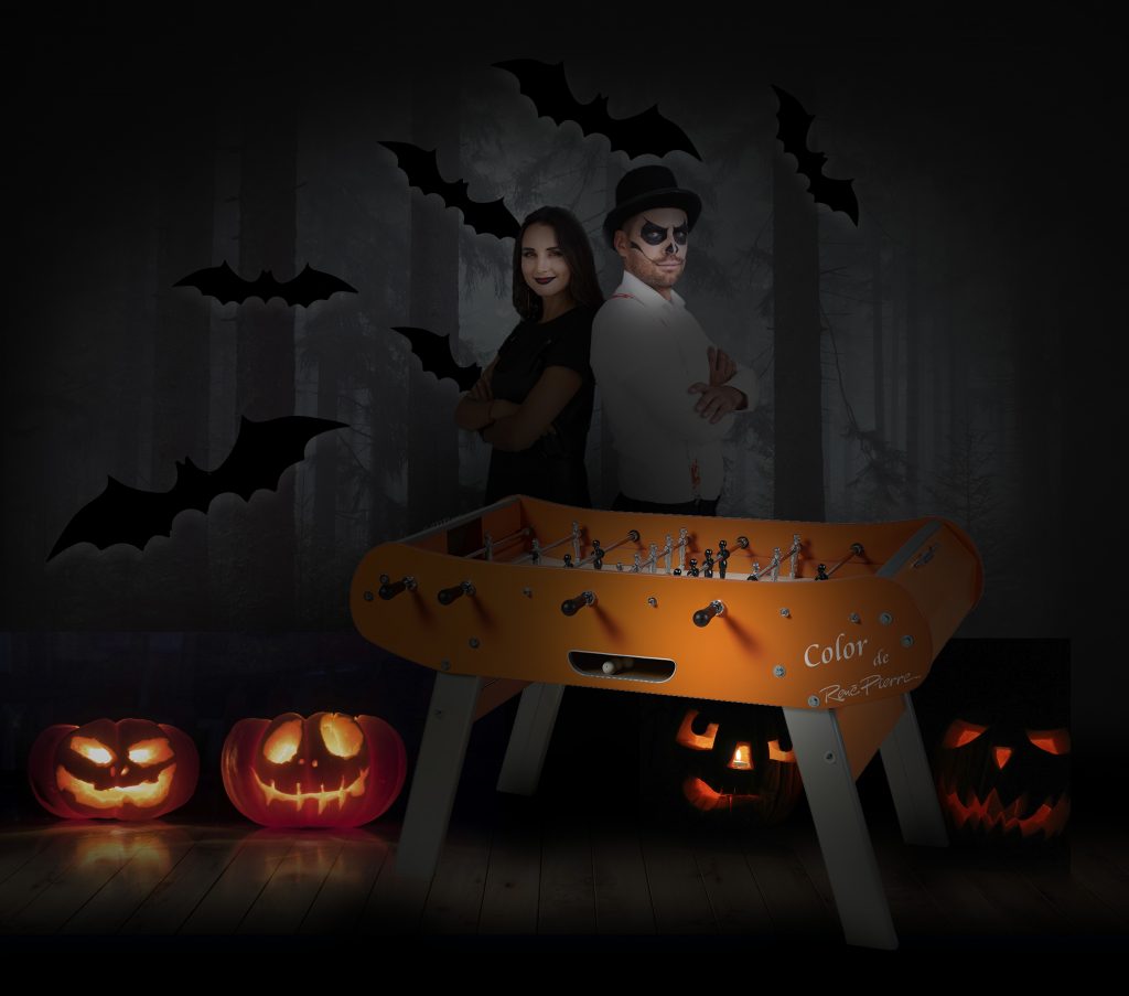Une partie de babyfoot endiablée pour fêter Halloween !