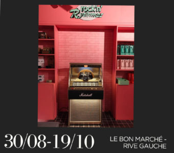 Le Jukebox Marshall, star du Bon Marché à Paris